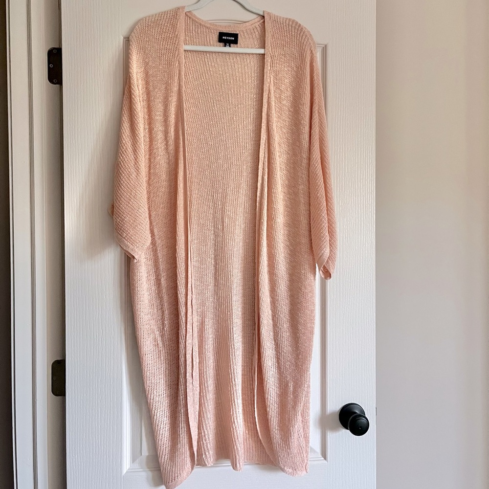Heyson Open Knit Cardigan